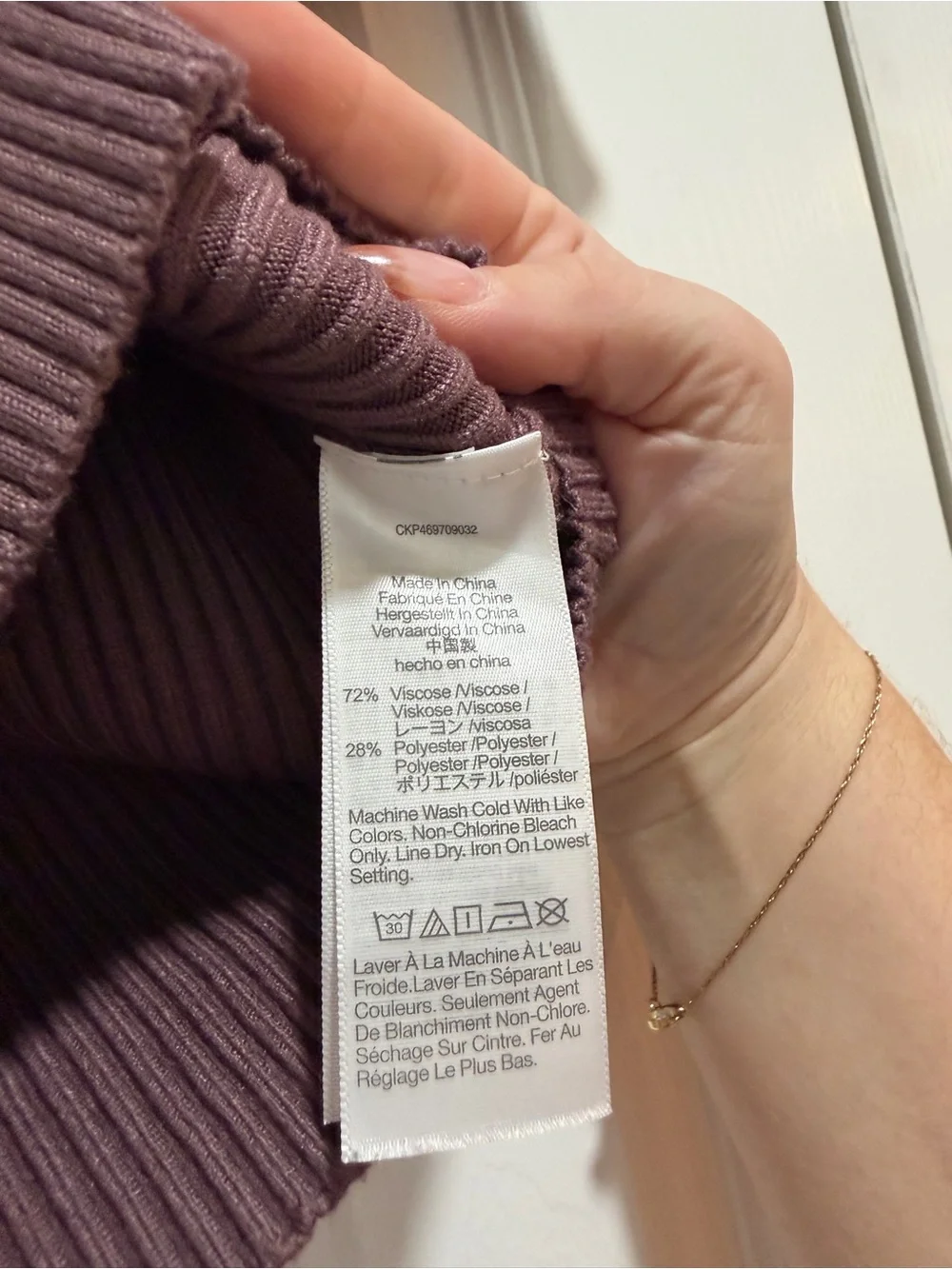 Madewell Square Neck Crop Sweater Tee Fig Size Small